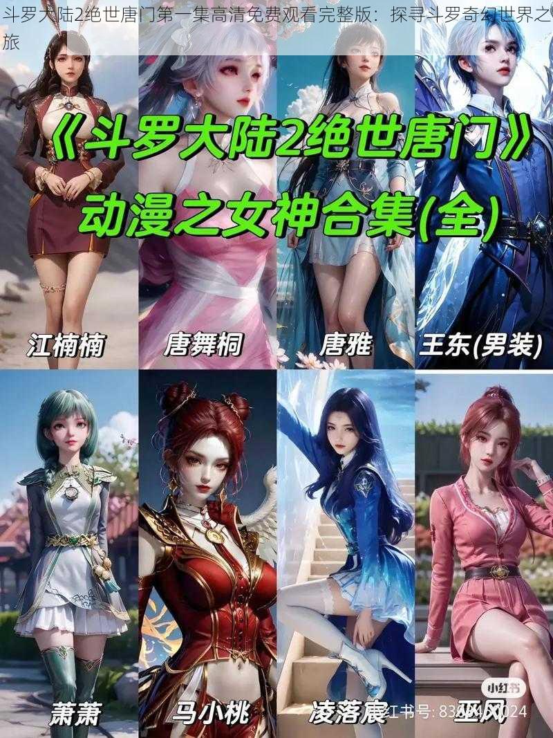 斗罗大陆2绝世唐门第一集高清免费观看完整版：探寻斗罗奇幻世界之旅