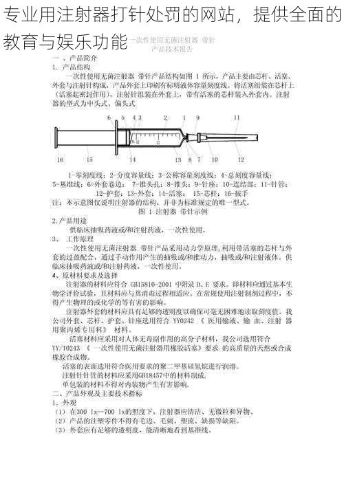 专业用注射器打针处罚的网站，提供全面的教育与娱乐功能